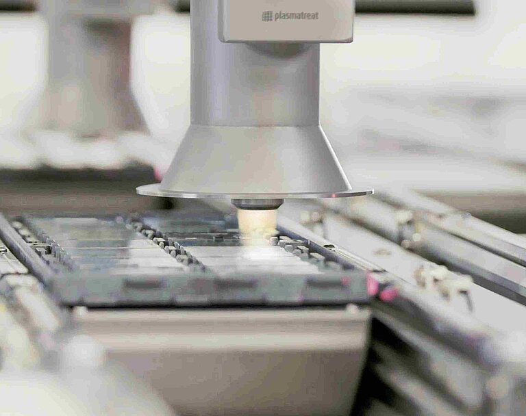 Plasma treatment semiconductor